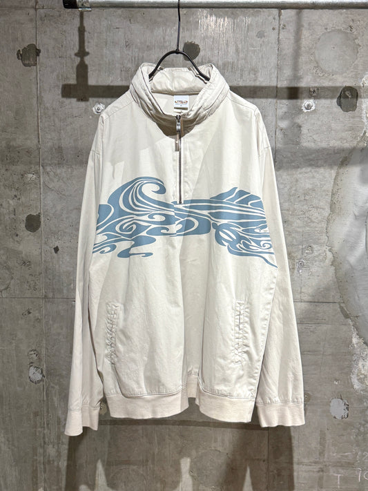 90s Vintage Crazy Shirt Half-zip Pullover