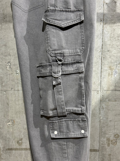 Grey 11 Pocket Cargos