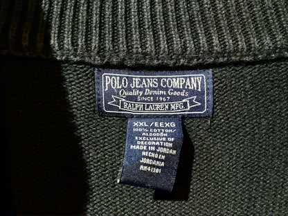 "POLO JEANS" 00s Oversized Half Zip Knit