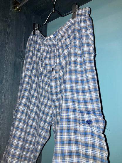 00s Cargo Wide Check EZ Pants