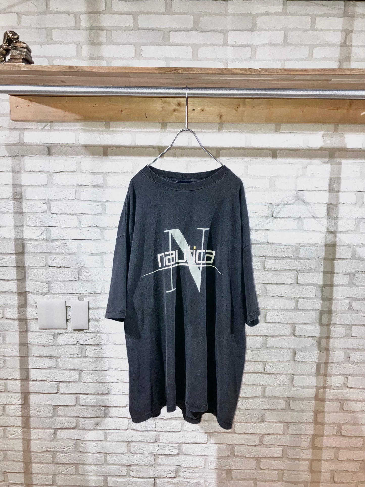 "NAUTICA" Old Oversized Printed Tee