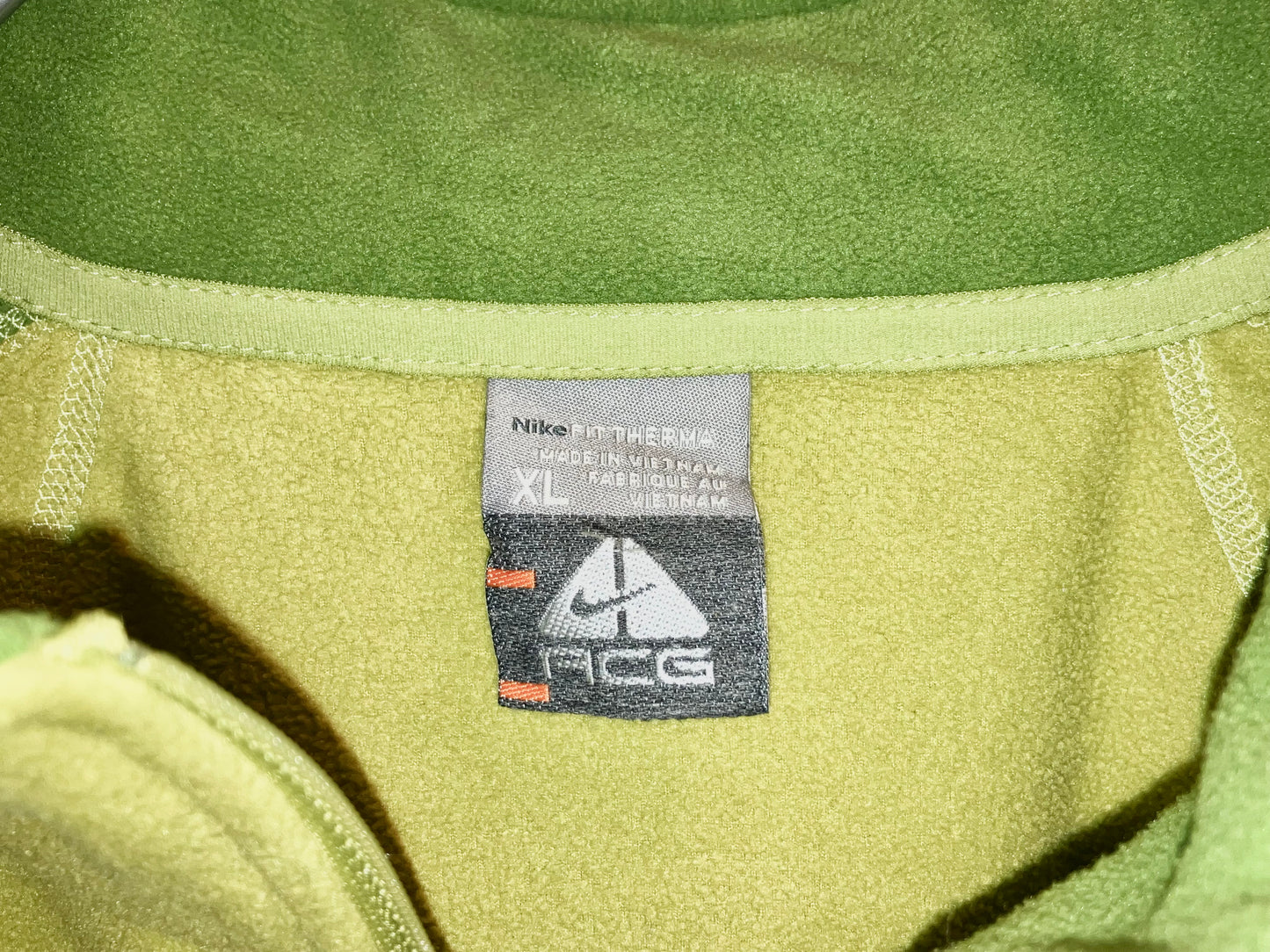 "NIKE ACG" 00s Design Half Zip Fleece Tops
