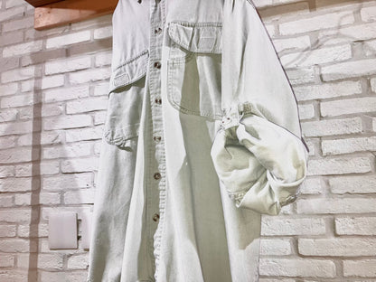 Old Oversized 2WAY Design Shirt