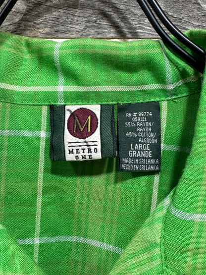 00s Metro One Plaid Shirt