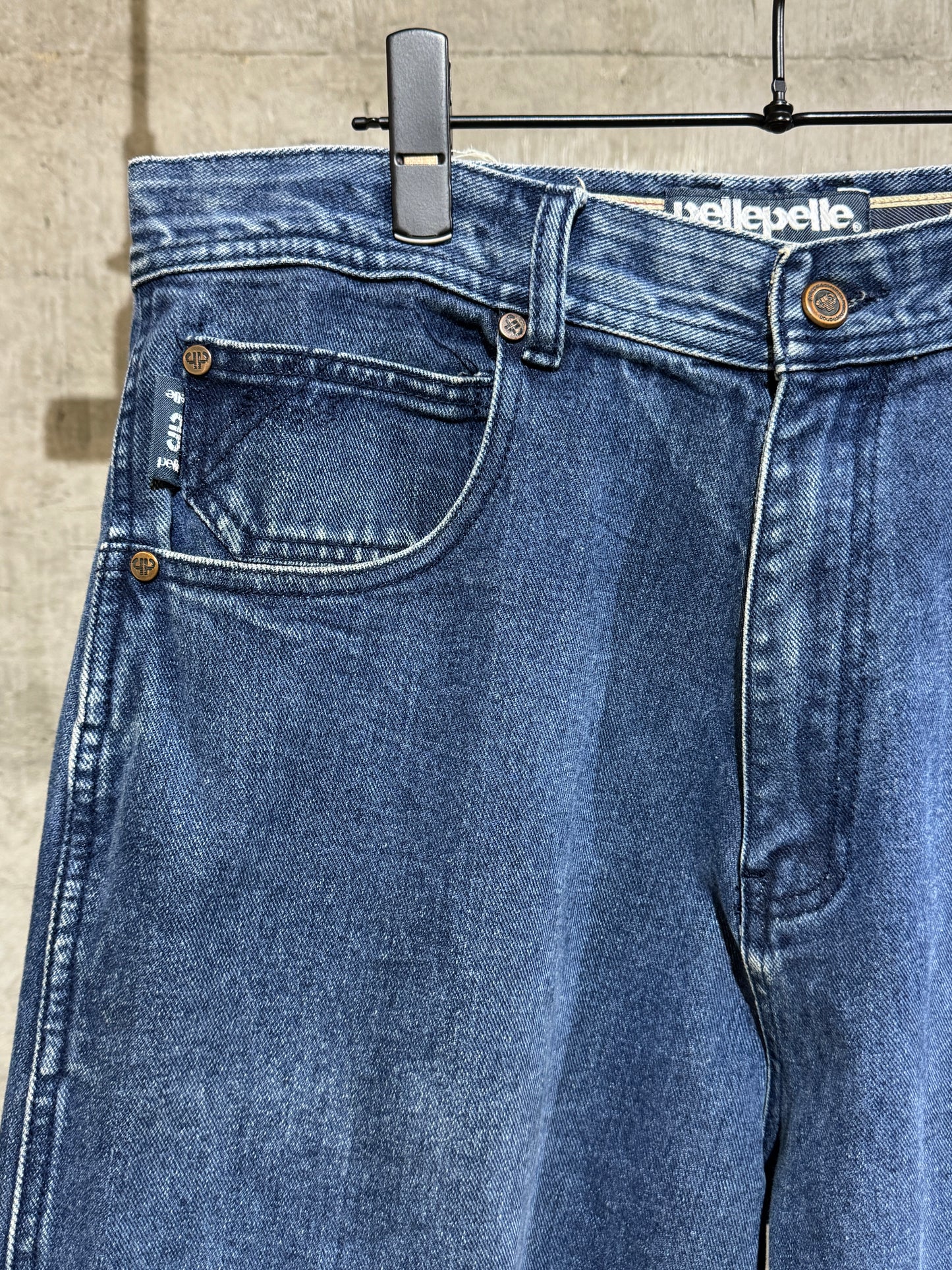 00s Vintage Pelle Pelle Denim Shorts