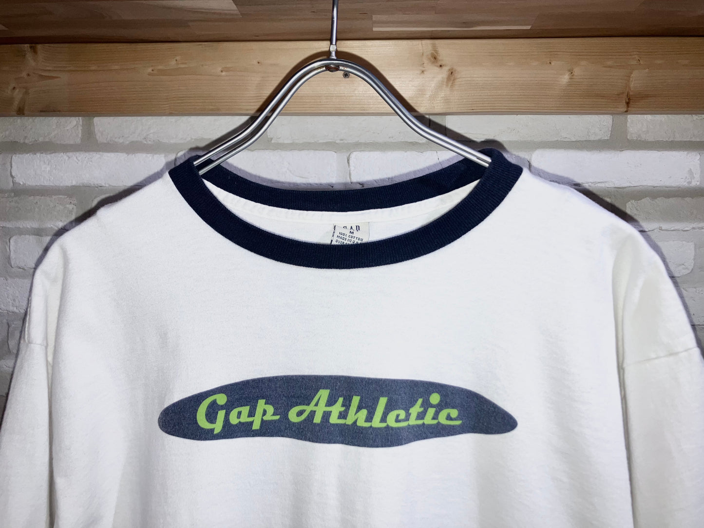 "GAP" Old Printed Ringer Tee