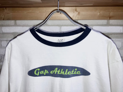 "GAP" Old Printed Ringer Tee