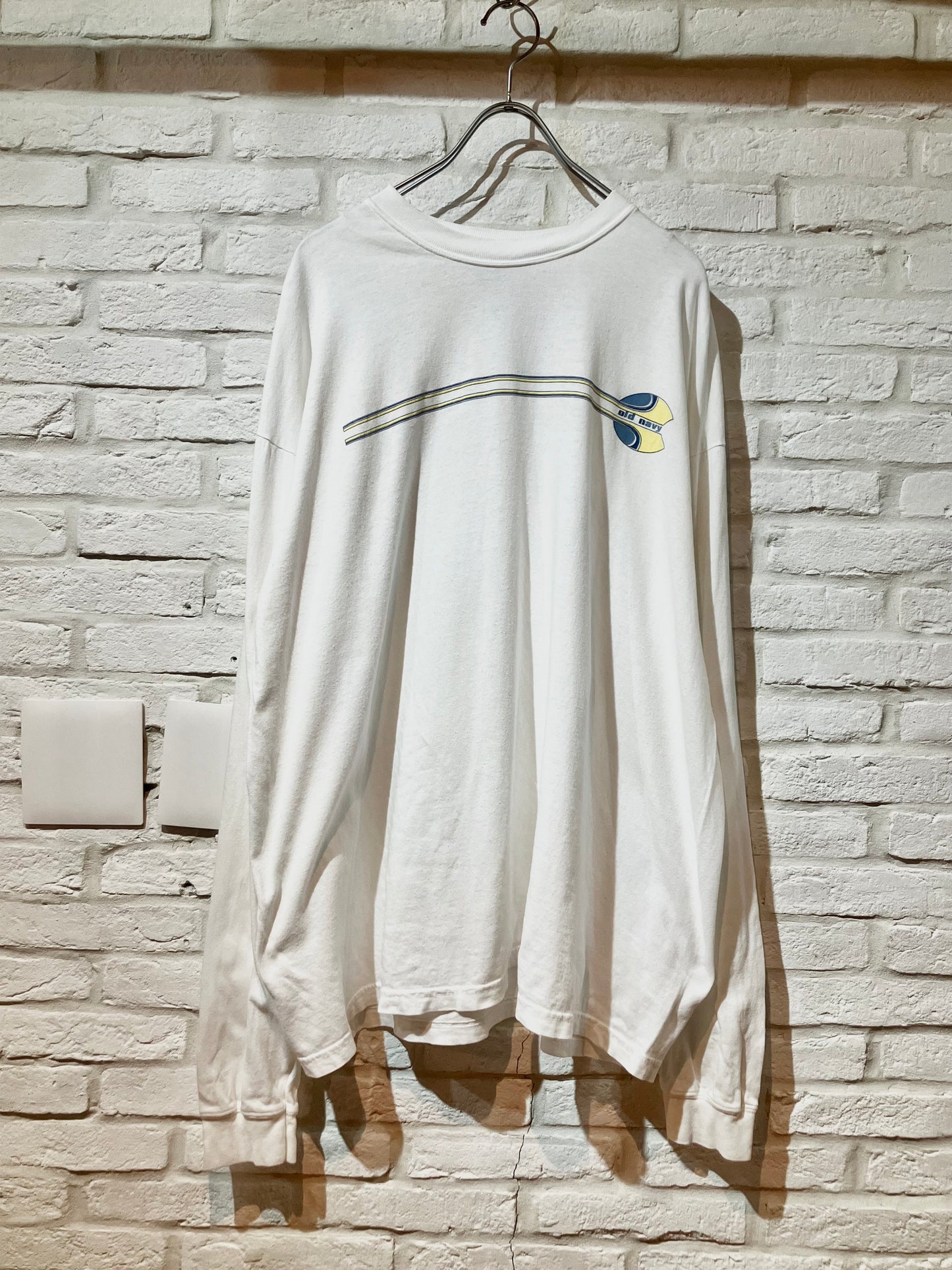 "OLD NAVY" 00s Printed LS Tee