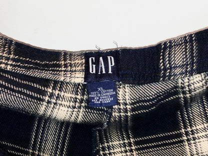 "GAP" Old Super Wide Check Cargo EZ Pants