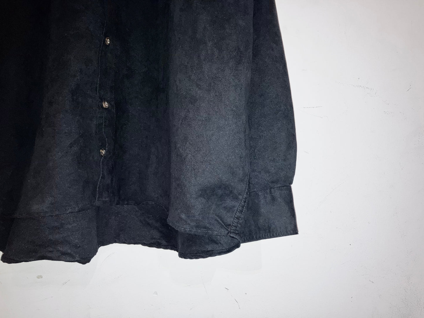 00s Poly Suède Shirt