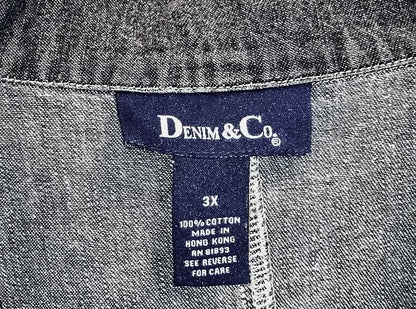 "DENIM&Co" Old Oversized Denim JKT