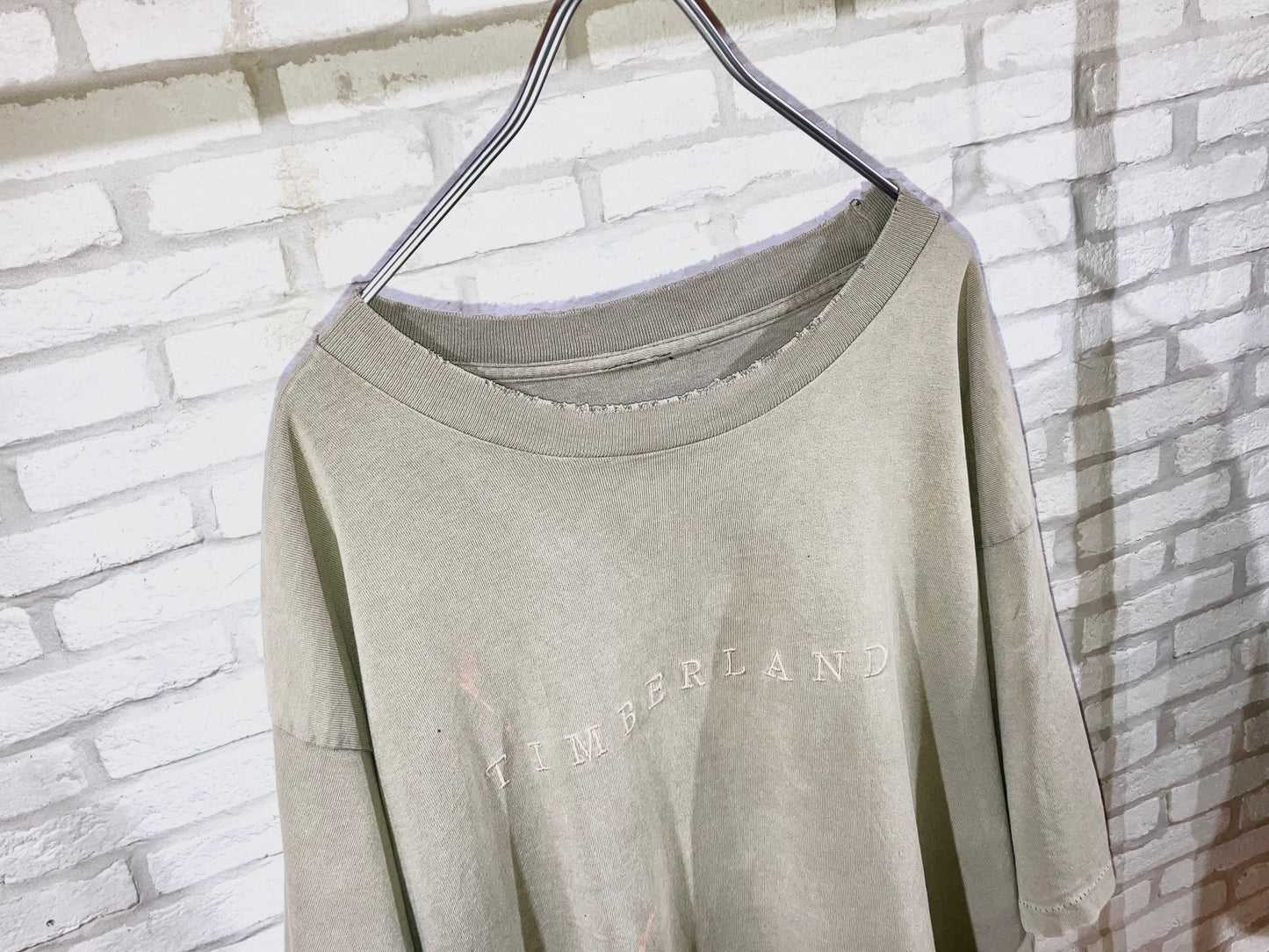 "TIMBERLAND" Old Embroidery Tee