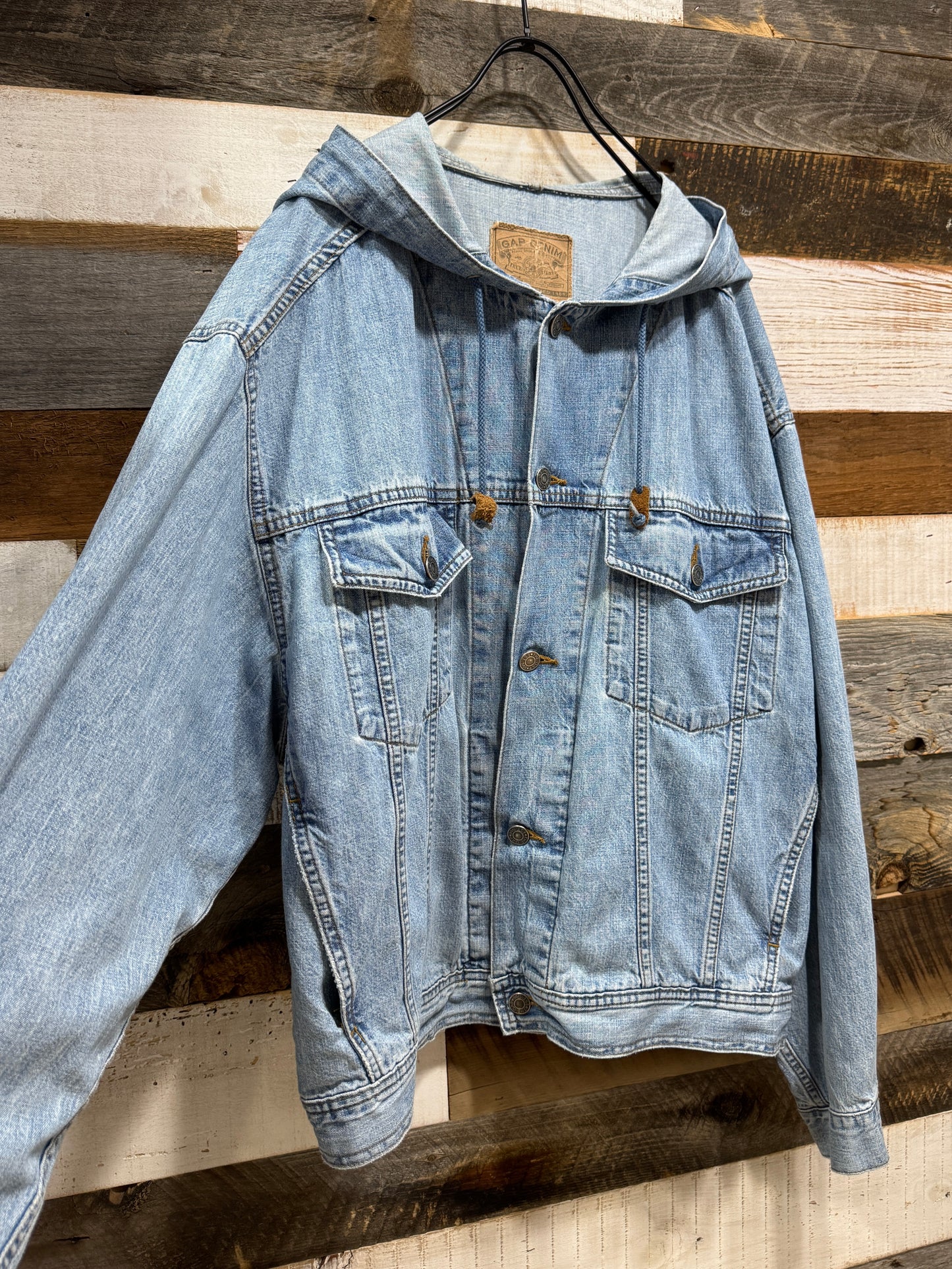 Old GAP Hooded Denim Jacket