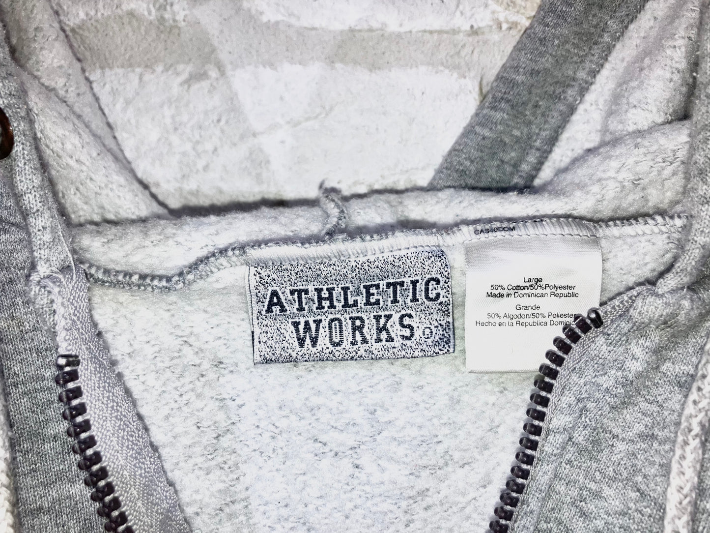 Old Zip Up Hoodie Vest