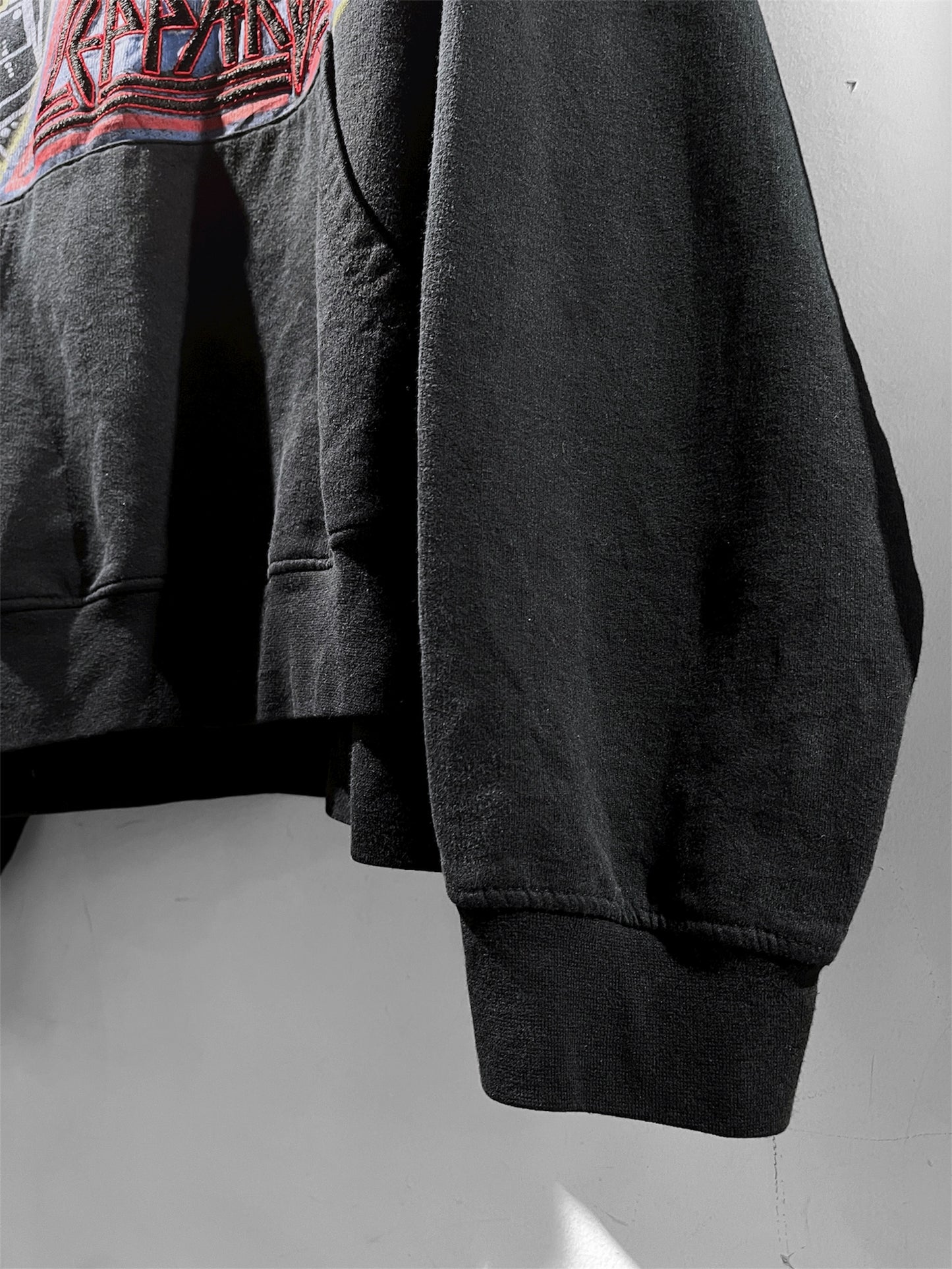 Def Leppard embroidery big silhouette hoodie