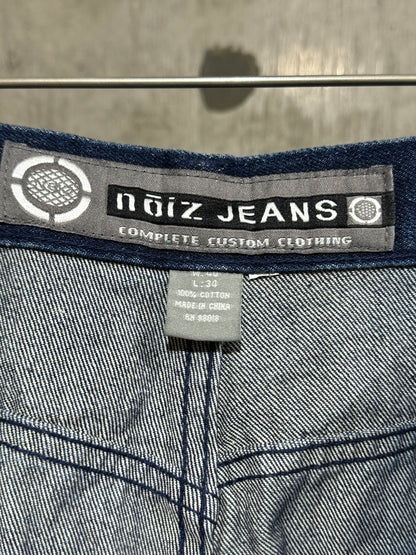 Noiz Jeans Patchwork Design Denim Pants