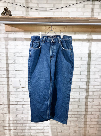 "NAUTICA" Old Wide Denim Pants