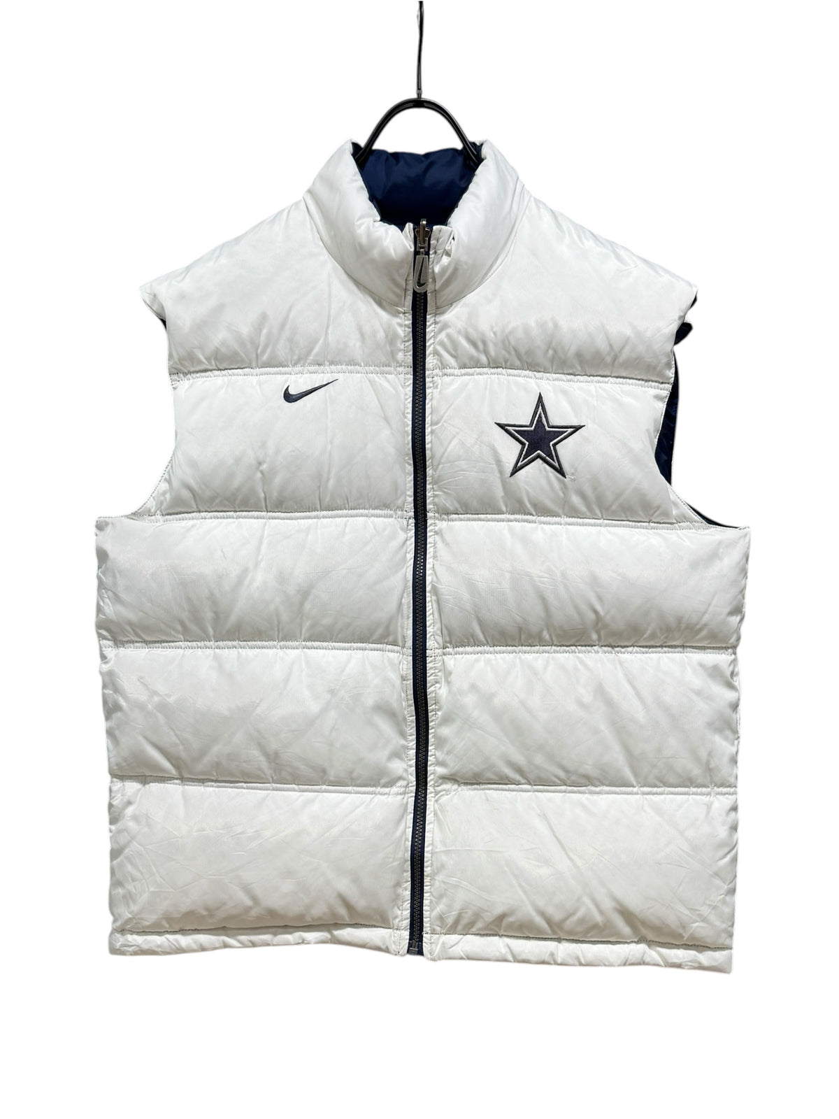 90s Nike Cowboys Reversible Down Vest