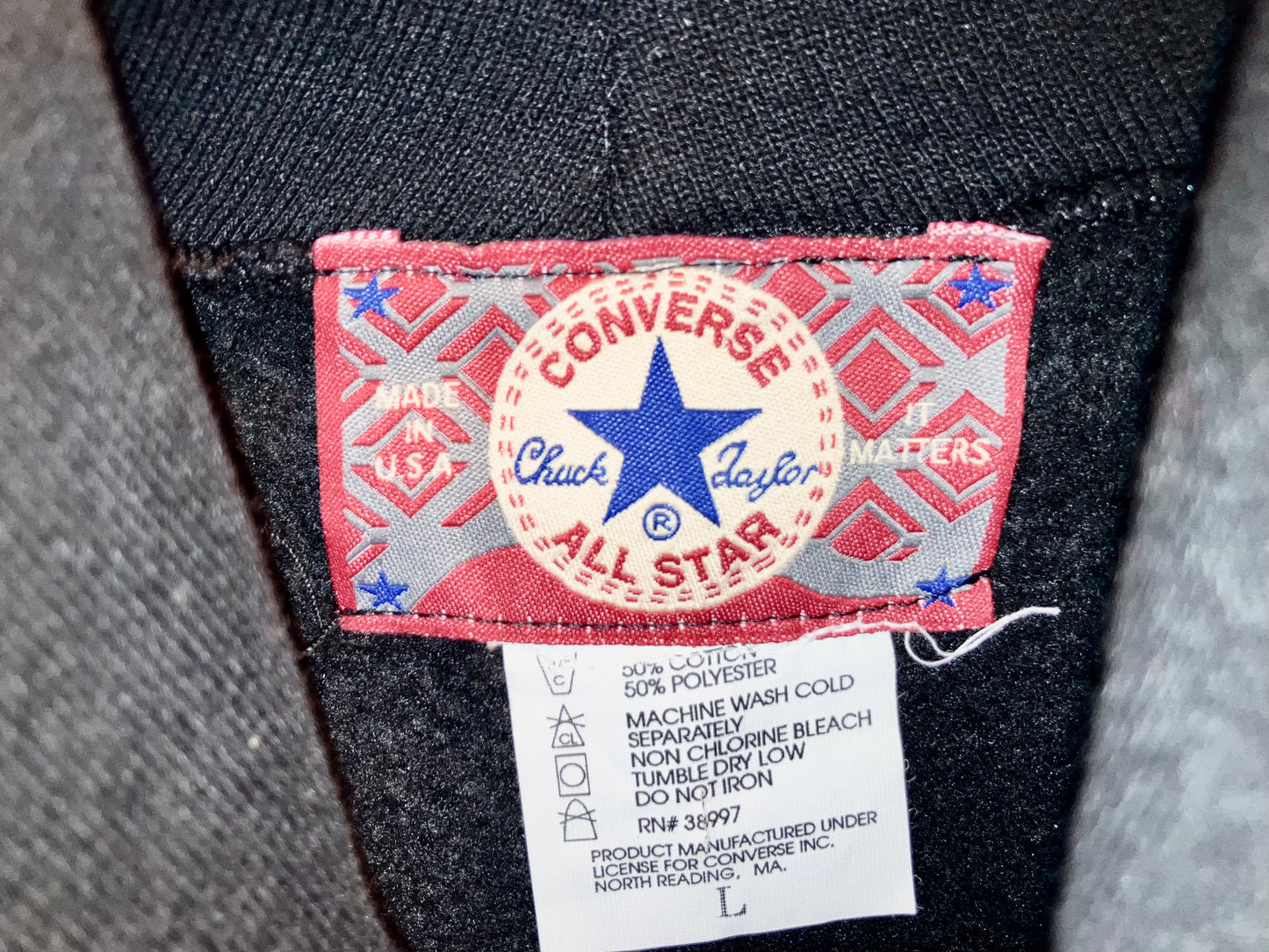 "CONVERSE" Old Printed Hoodie