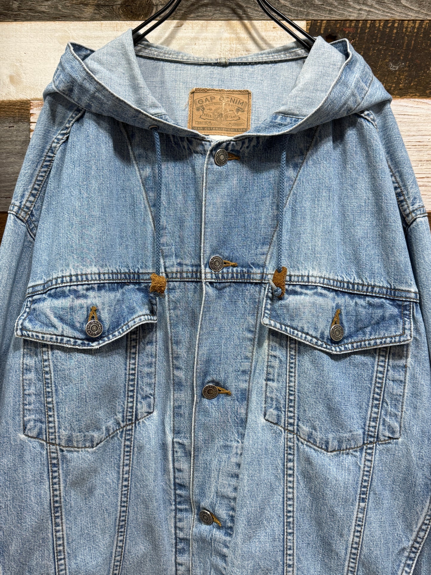 Old GAP Hooded Denim Jacket