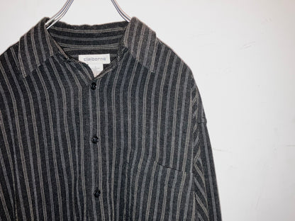 "claiborne" Old Stripe Rayon Shirt