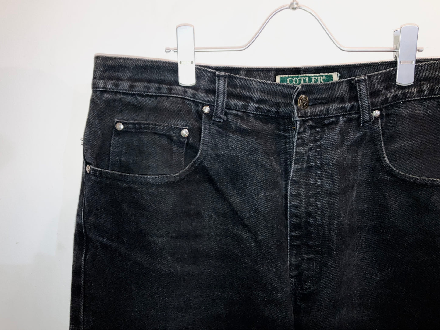 Old Wide Denim Pants