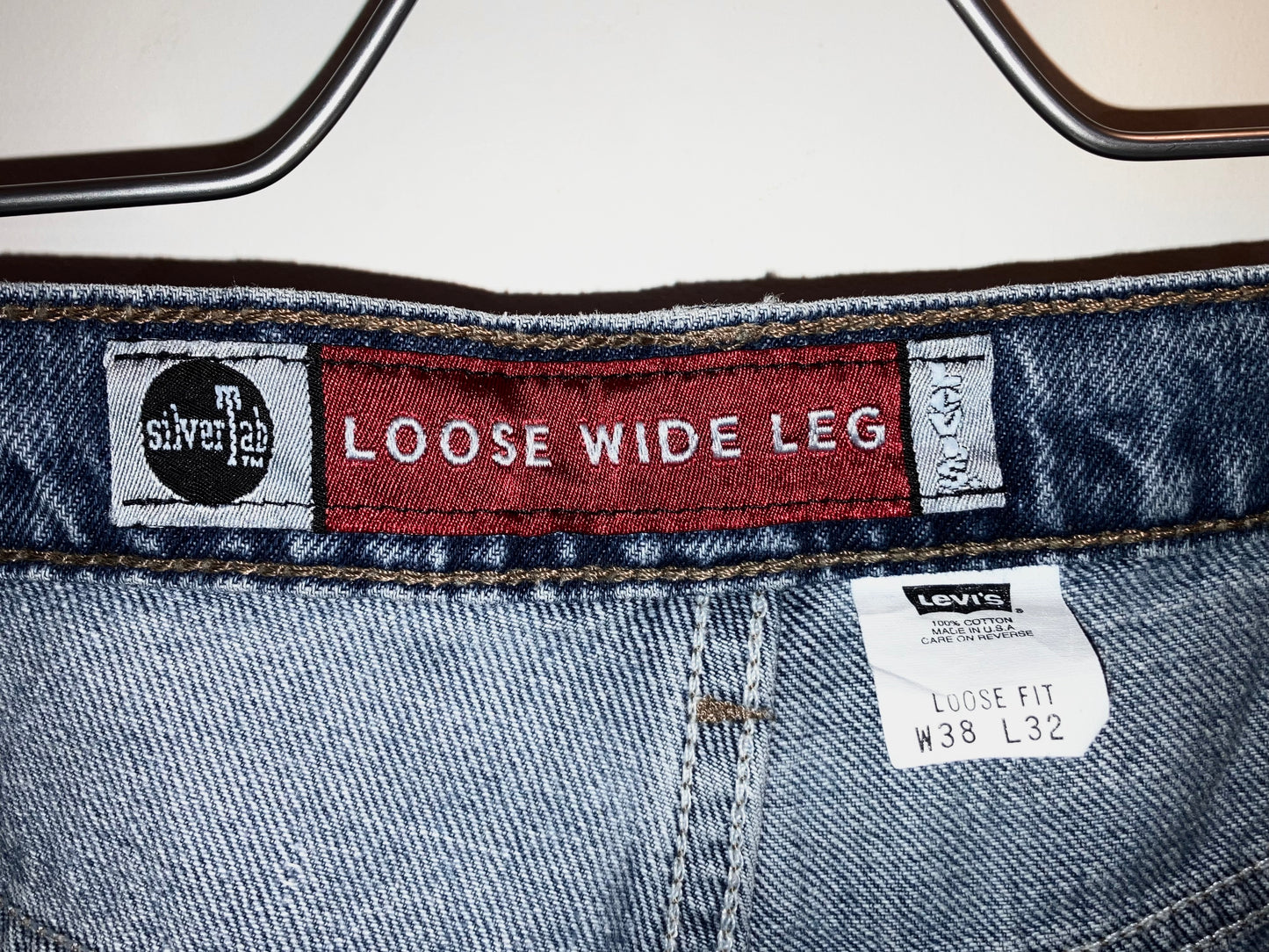 "Levi's SILVER TAB" Old Wide Denim Pants