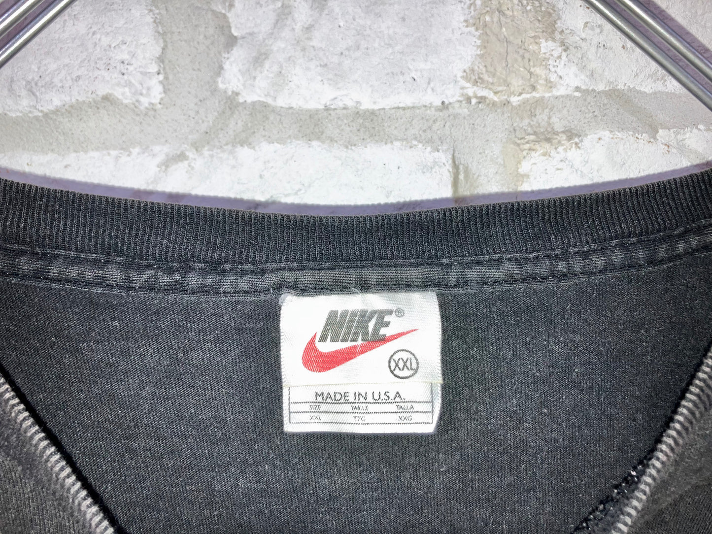 "NIKE" Old Oversized Embroidery Tee