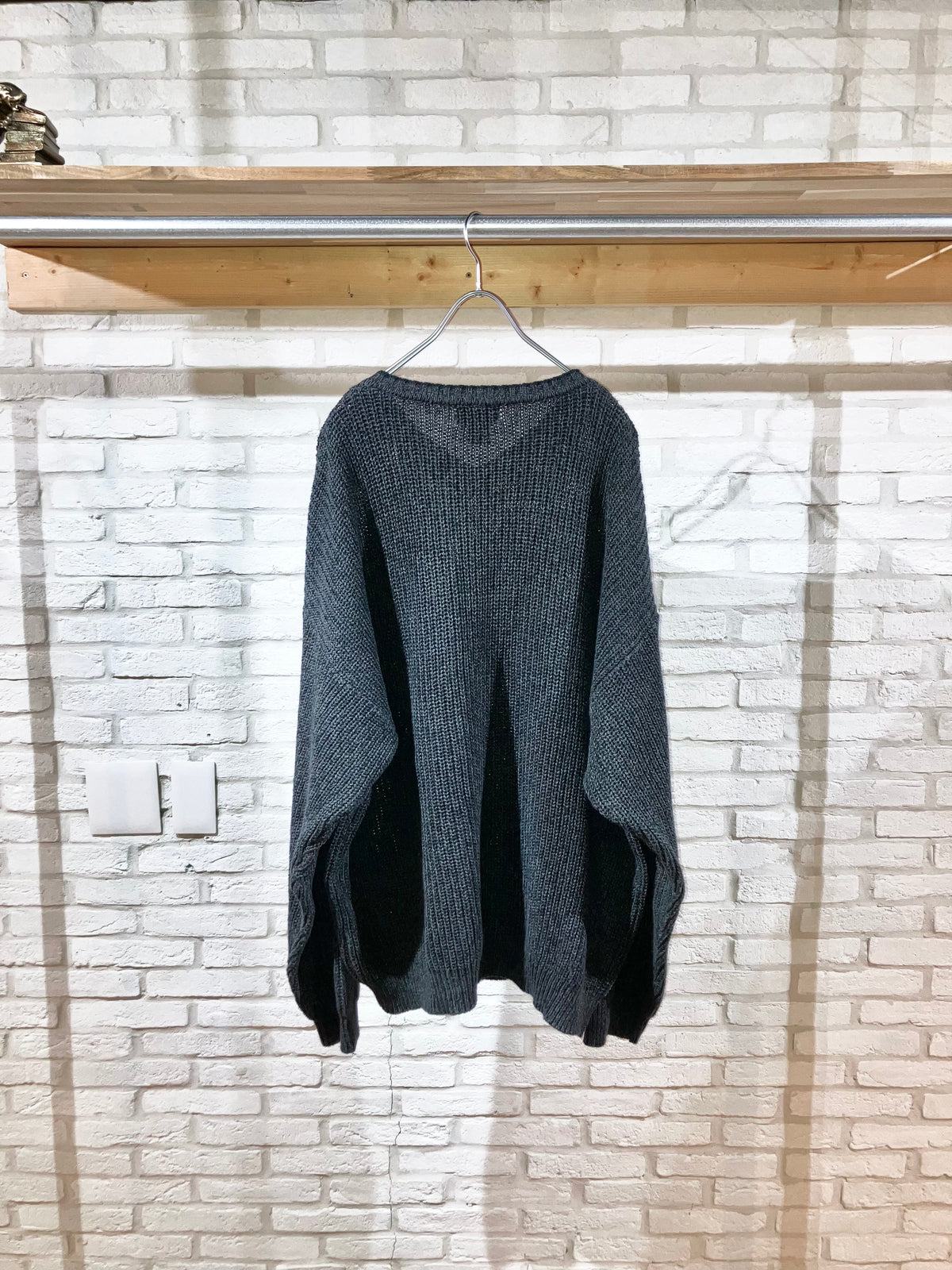 Old Vneck Cotton Knit