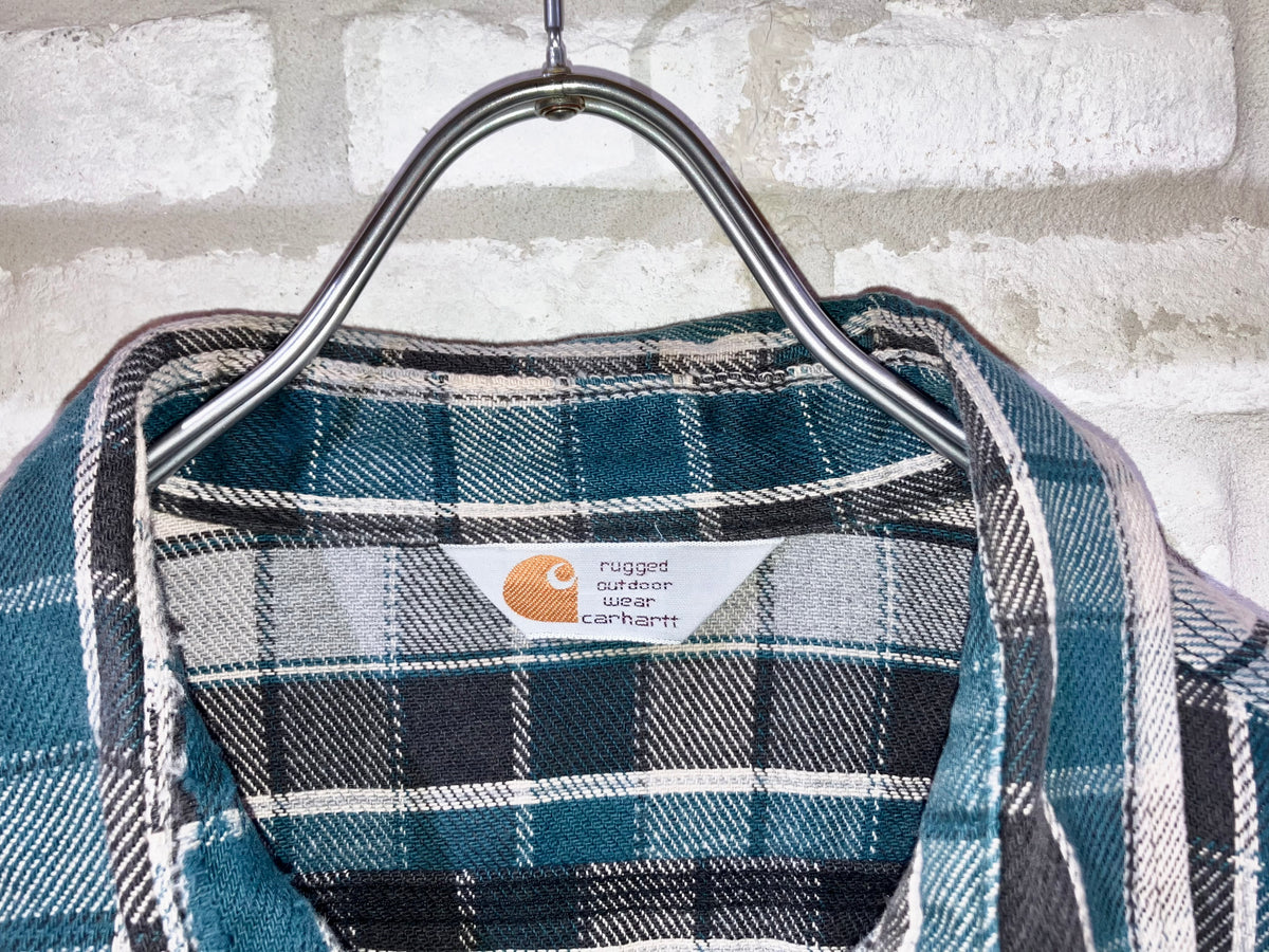 "Carhartt" Old Heavy Flannel Check Shirt