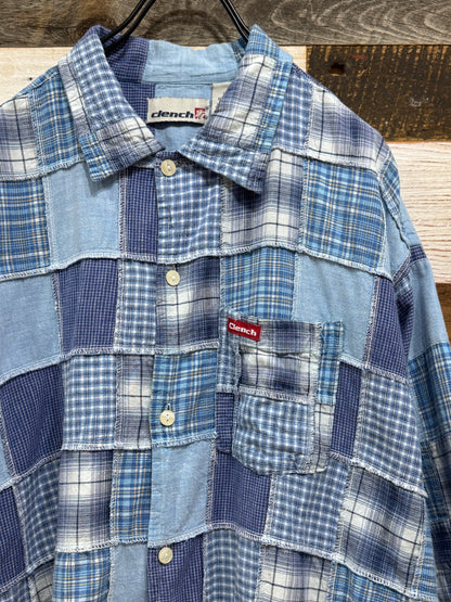 00s Clench Patchwork Design Shirt