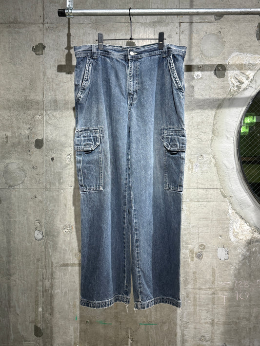 00s vintage Denim Cargos