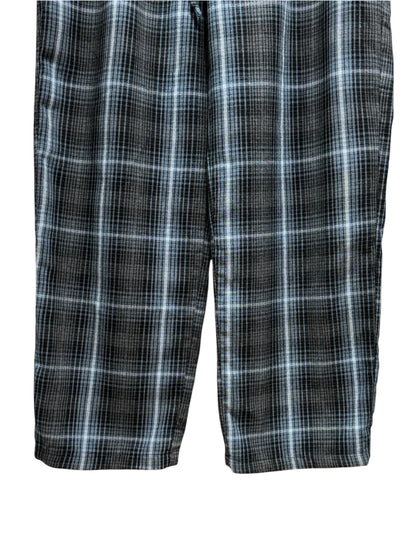 Old Plaid Wide EZ Pants