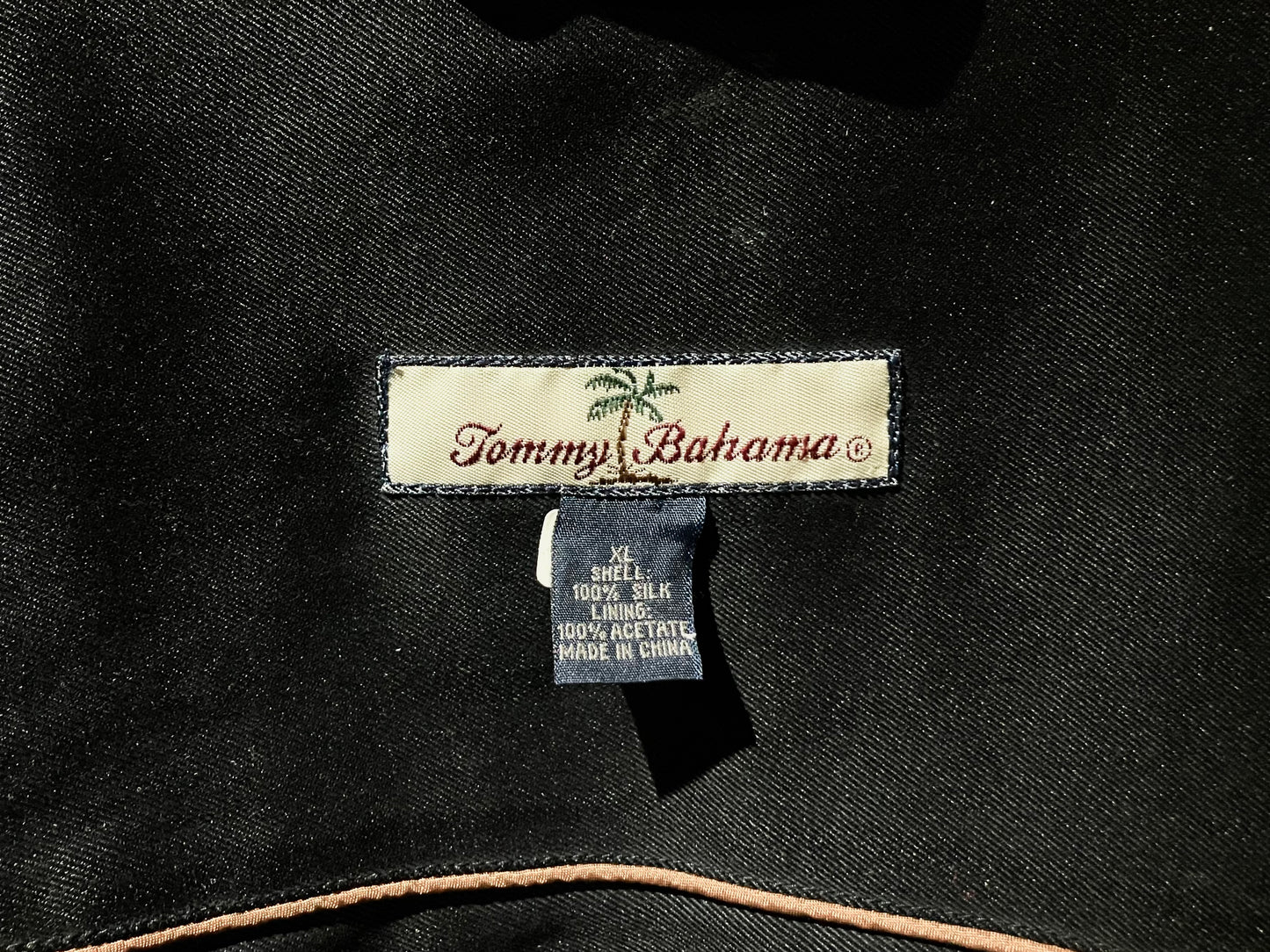 "Tommy Bahama" Old Design Silk JKT
