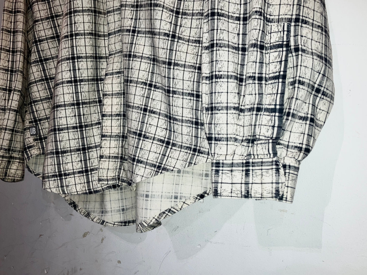 "UNISON BAY" Old Design Printed Check Shirt