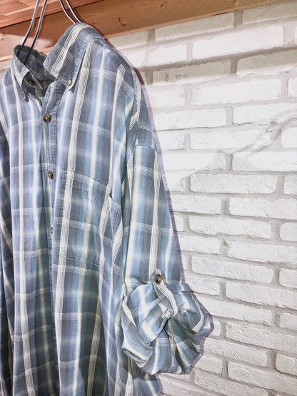 Old 2WAY Sleeve Check Shirt