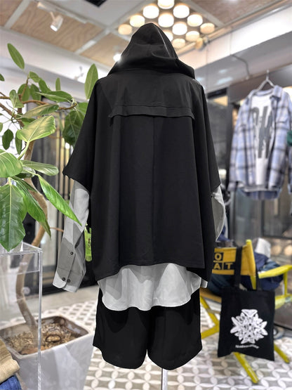 Design poncho pullover shirt