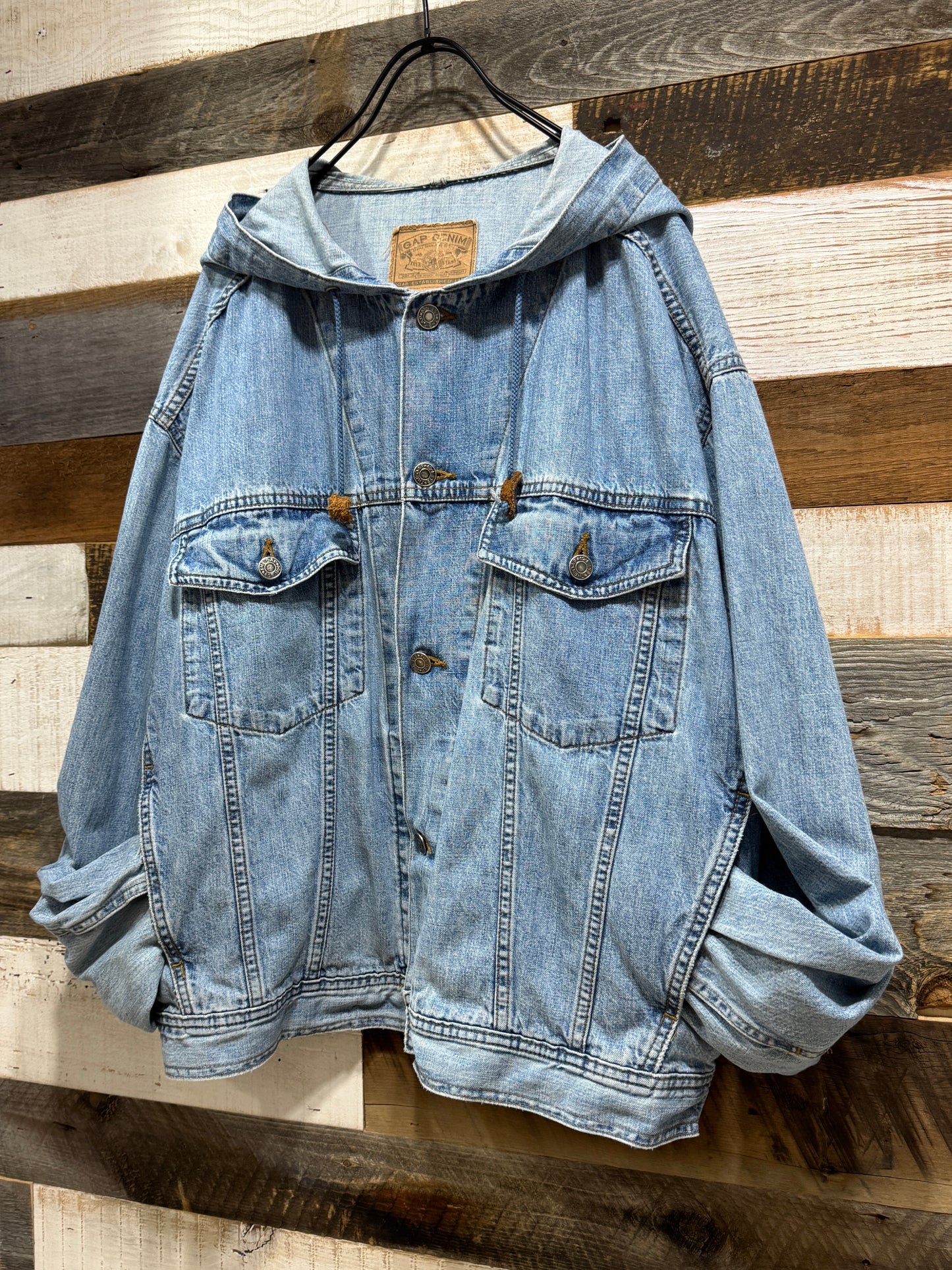 Old GAP Hooded Denim Jacket