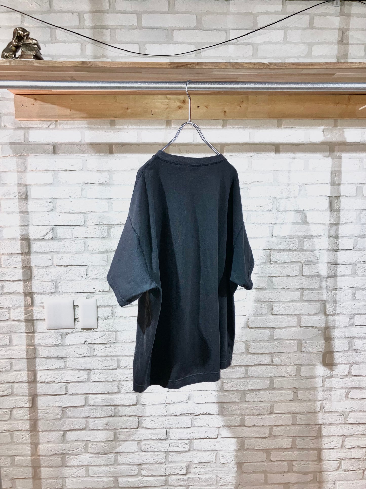 "TOWNCRAFT" Old Henley Neck Tee