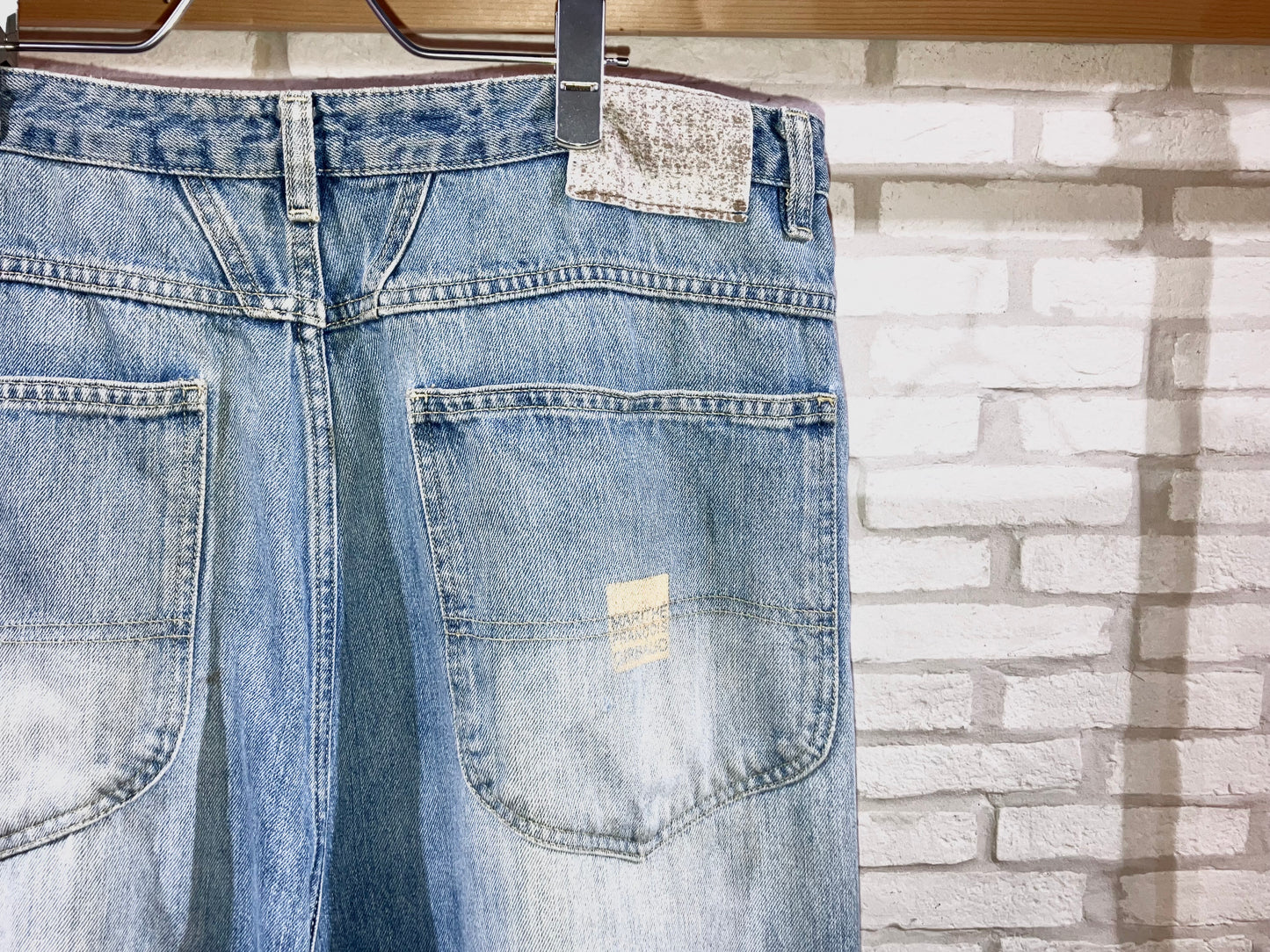 "MARITHE + FRANCOIS GIRBAUD" Old Design Wide Denim Pants