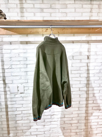 "BACHRACH" Old Design 3D Knit×Sweat