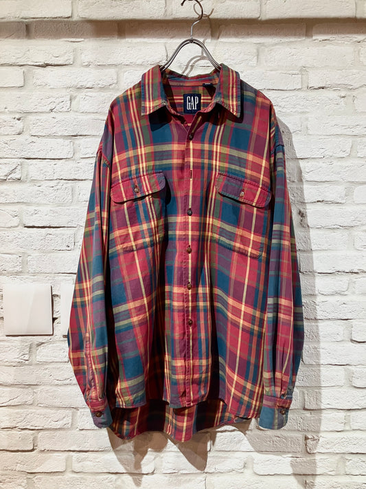 "GAP" Old Check Shirt