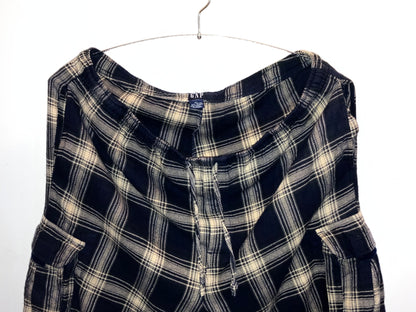 "GAP" Old Super Wide Check Cargo EZ Pants