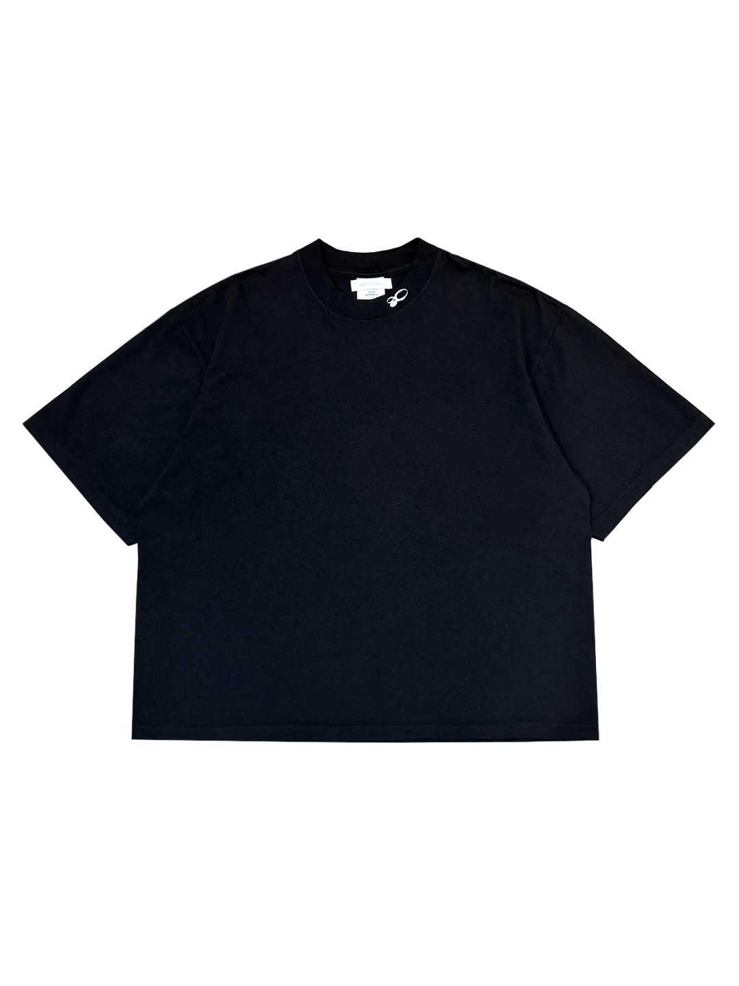 NECK POINT TEE (BLACK)