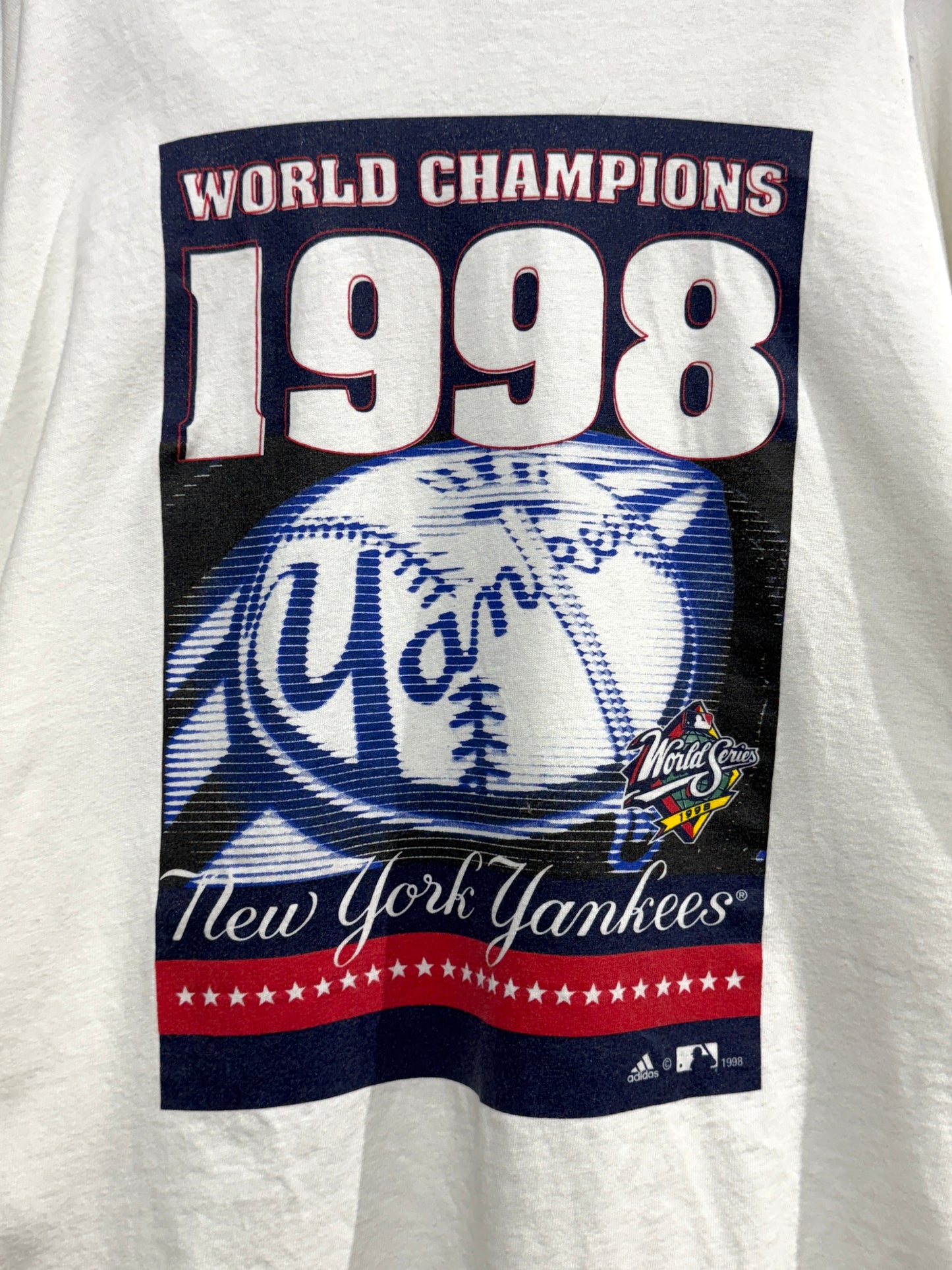 90s vintage Adidas MLB New York Yankees World Champs Tee