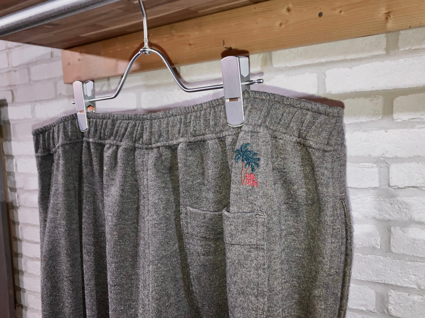 "BIG DOGS" Old Super Wide Sweat Pants