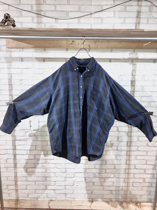 "Ralph Lauren" Old Oversized Check Shirt