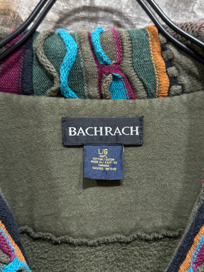 Bachrach 3D Knit Trim Half-Zip Pullover Sweatshirt
