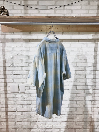 Old Linen&Cotton Check Shirt