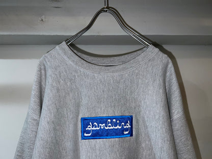 GAMBLING BOX CREWNECK ASH
